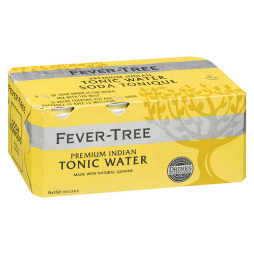 Fever-Tree Tonic Water Premium Indian 8 x 150 ml (cans)