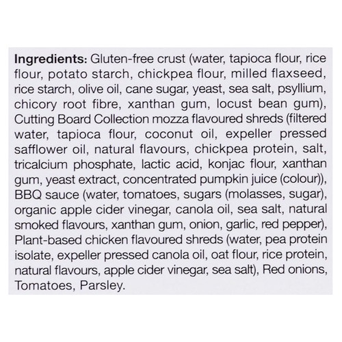 Daiya Plant Based Frozen Pizza BBQ Chicken 433 g