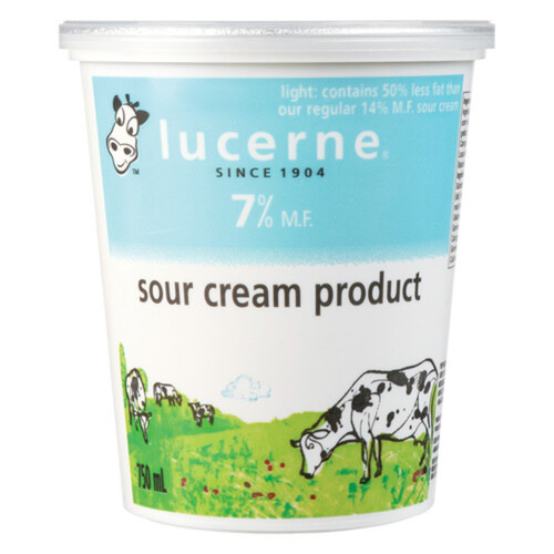 Lucerne Light 7% Sour Cream 750 ml