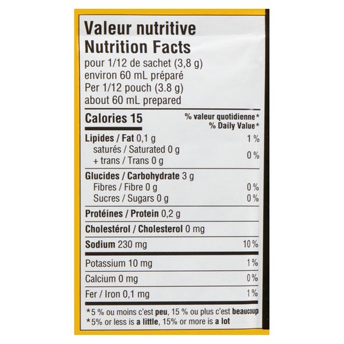 St-Hubert Sauce Mix Hot Chicken Sandwich 25% Less Salt 48 g