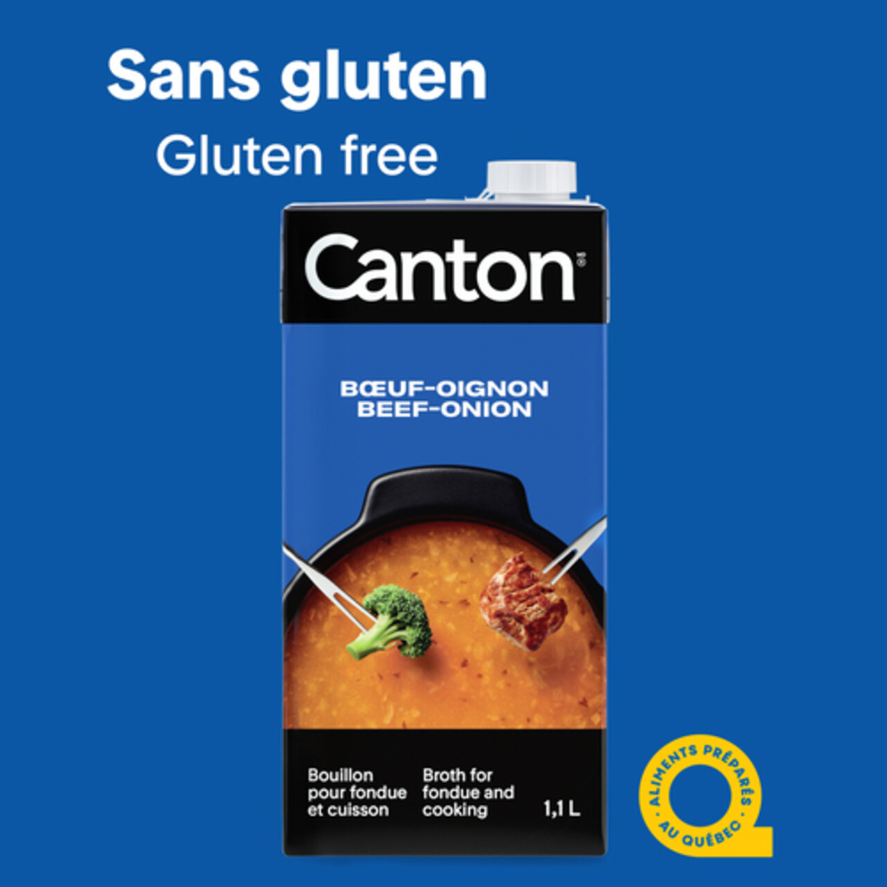 Canton Broth for Fondue and Cooking BeefOnion 1.1 L Voilà Online