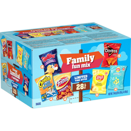 Frito Lay Variety Pack Family Fun Mix 744 g