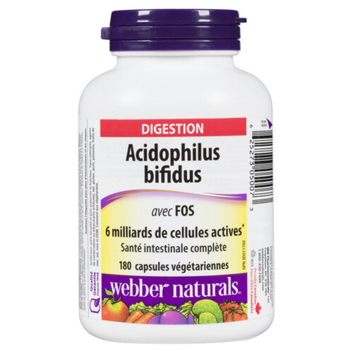 Webber Naturals Acidophilus Bifidus 180 Capsules