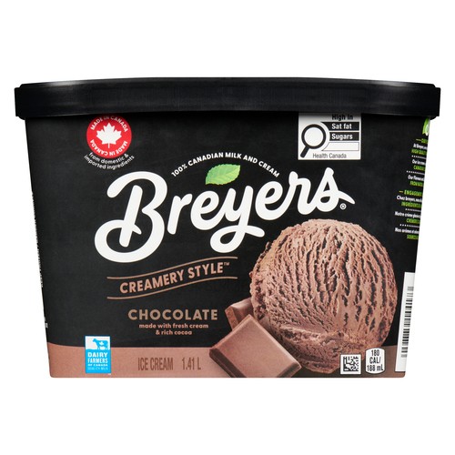 Breyers Creamery Style Ice Cream Chocolate 1.41 L