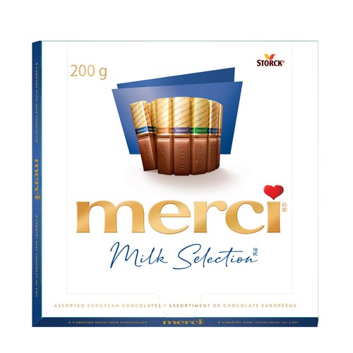 Merci European Milk Chocolate Assorted 200 g