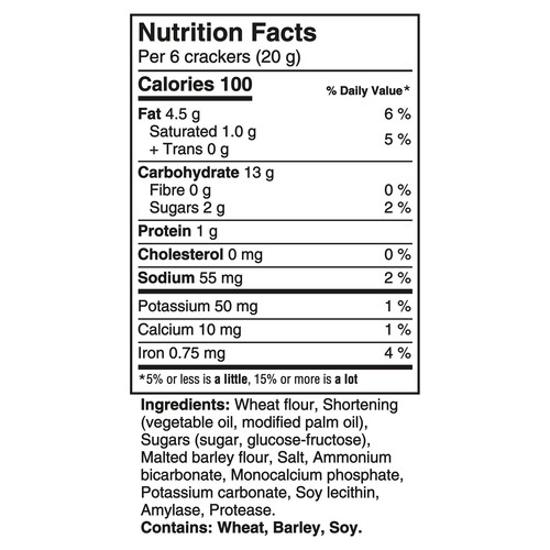 Ritz Low Sodium Crackers 180 g