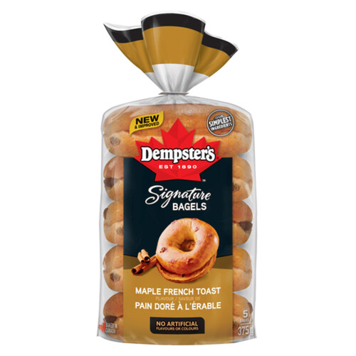 Dempster’s Signature Bagels Maple French Toast 375 g