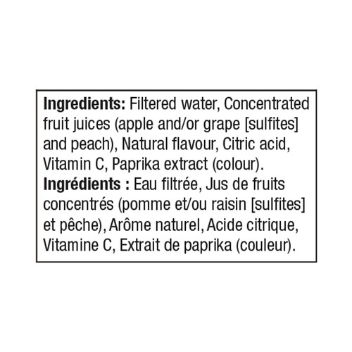 Oasis Hydrafruit Juice Boxes Peach 8 x 200 ml