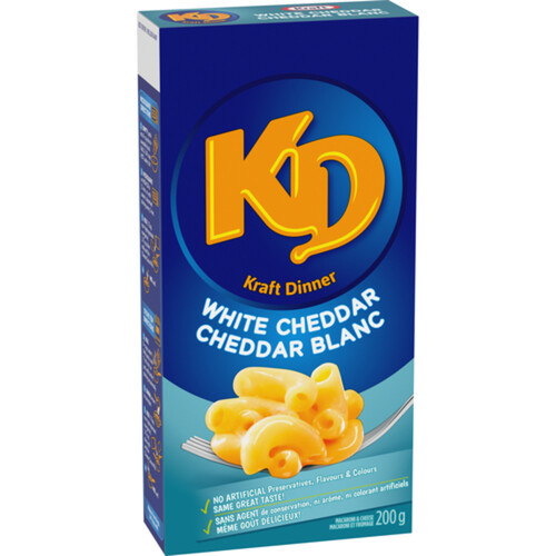 Kraft Dinner Macaroni & Cheese White Cheddar 200 g