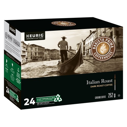 Barista Prima Coffee Pods Italian Roast 24 K-Cups 252 g
