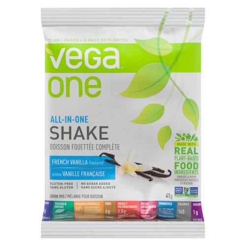 Vega One All-In-One Protein Powder French Vanilla Single Serve 41 g
