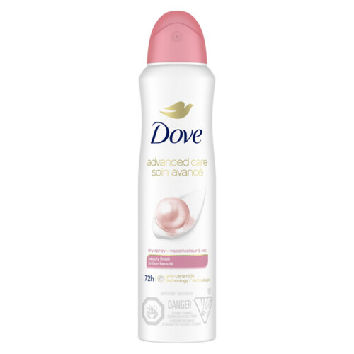Dove Advanced Care Beauty Finish Deodorant For Women Dry Spray Antiperspirant 107 g
