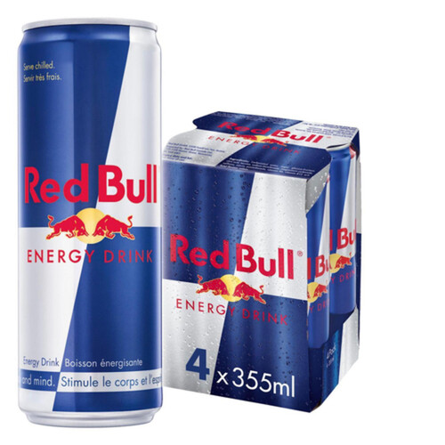 Red Bull Energy Drink 4 x 355 ml (cans)