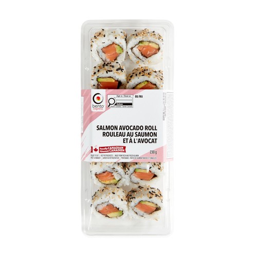 Bento Box Sushi Salmon Avocado Roll 10 Pieces 230 g
