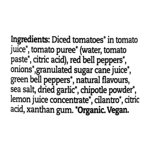 Que Pasa Organic Salsa Chipotle Medium 420 ml