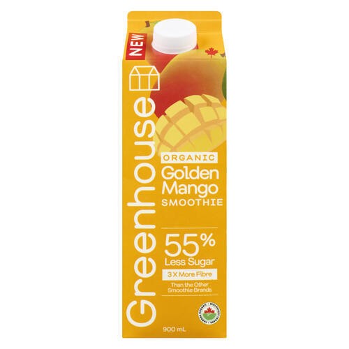Greenhouse Organic Smoothie Golden Mango 900 ml