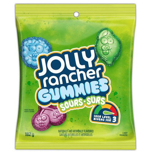 Jolly Rancher Peg Bag Gummies Original Sour 182 g