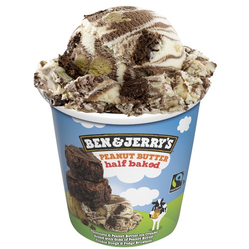 Ben & Jerry's Ice Cream Peanut Butter Half Baked 473 ml