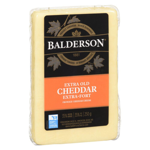 Balderson Cheese Cheddar White Extra Old 250 g