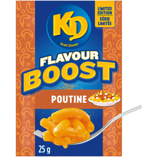 Kraft Dinner Boost Poutine Pasta Noodles 25 g