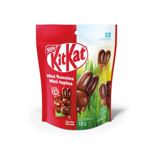 Nestlé Easter Break Kitkat Chocolate and Wafer Bunnies 12 Pack 132 g