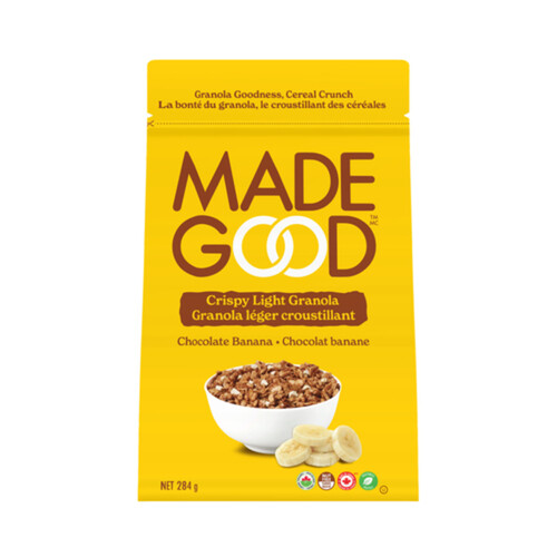 MadeGood Organic Granola Crispy Light Chocolate Banana 284 g
