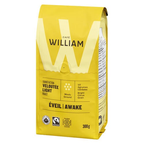 Café William Coffee Light Roast Ground Awake 300 g