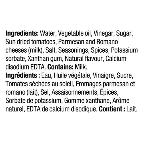 Kraft Dressing Sun Dried Tomato 425 ml