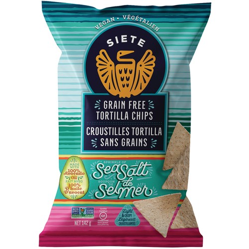Siete Gluten Free Tortilla Chips Sea Salt 142 g