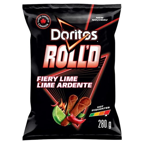 Doritos Roll’d Tortilla Chips Fiery Lime Flavoured 280 g