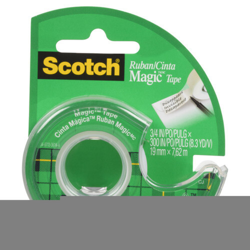 3M Scotch Magic Tape 7.6 m x 3/4 Inch 1 Count