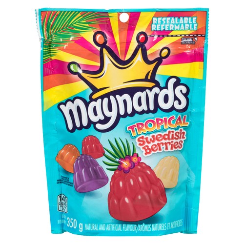 Maynards Candy Tropical Swedish Berry 350 g