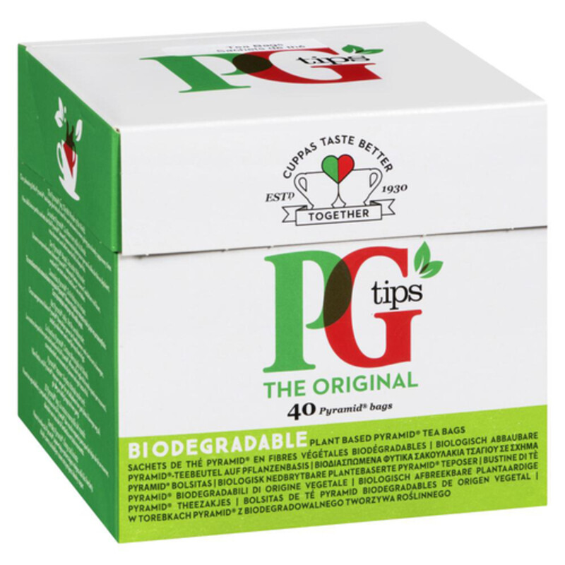 PG Tips Black Tea The Original 40 Tea Bags 116 g Voilà Online Groceries & Offers