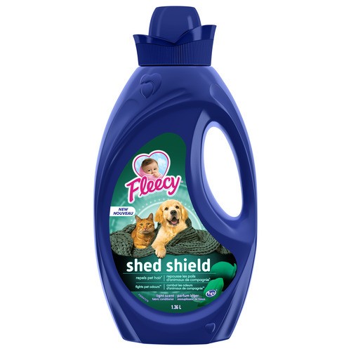 Fleecy Shed Shield Fabric Softener Light Scent 1.36 L