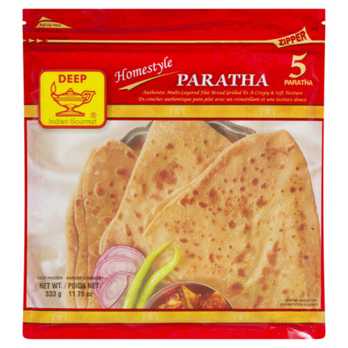 Deep  Paratha Homestyle 334.87 g (frozen)