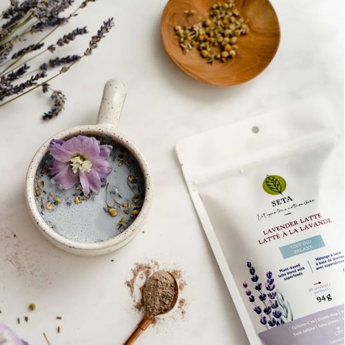 Seta Plant Based Latte Blend With Superfoods Lavender 90 g