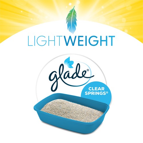 Tidy Cats Cat Litter LightWeight With Glade Clear Springs 5.44 kg