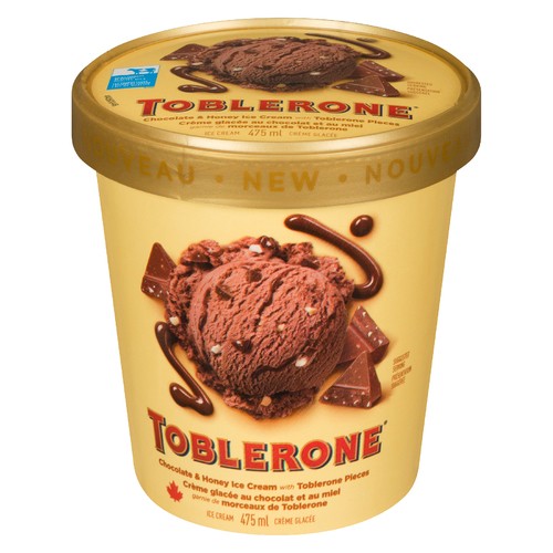 Toblerone Ice Cream Tub Chocolate and Honey 475 ml