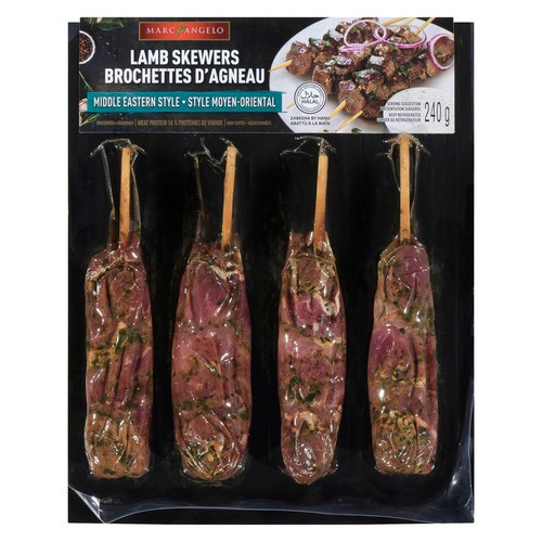 Marcangelo Lamb Skewers Middle Eastern Style 240 g