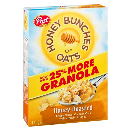 Post Honey Bunches Of Oats Cereal Honey Roasted 411 g