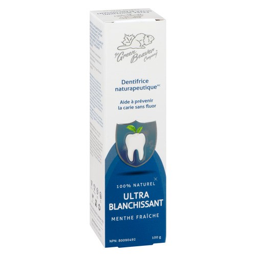 The Green Beaver Company Toothpaste Extra Whitening Fresh Mint 100 g