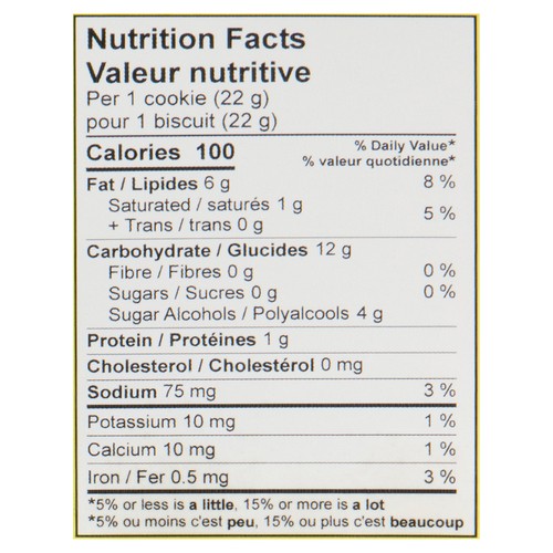 Bliss Gourmet Sugar-Free Cookies Lemon Poppy Seed 165 g