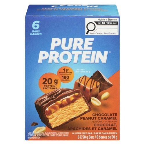 Pure Protein Bar Chocolate Peanut Caramel Value Pack 6 x 50 g
