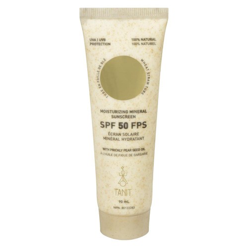 Tanit Moisturizing Mineral Sunscreen SPF 50 Unscented 90 ml