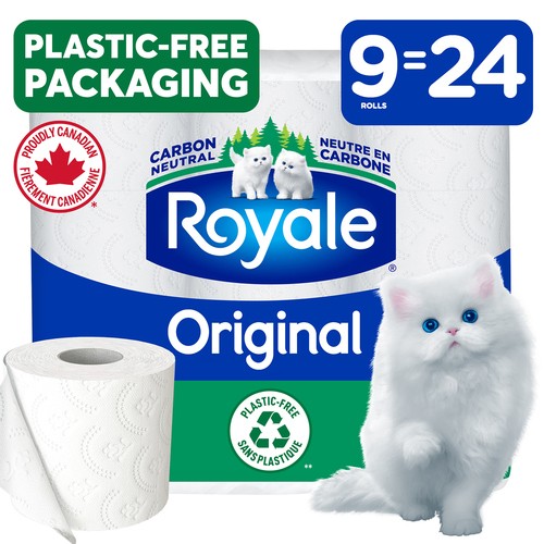 Royale Toilet Paper Original 9 Equal 24 Rolls