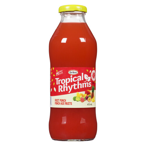 Grace Tropical Rhythm Fruit Punch Beverage 473 ml