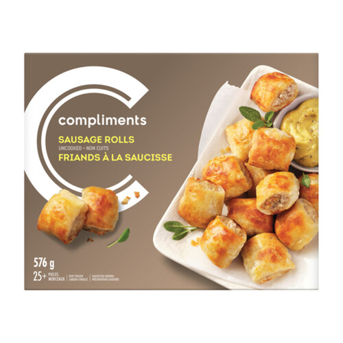 Compliments Frozen Sausage Rolls 576 g