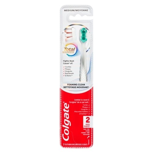Colgate Total Clean Toothbrush 2 Pack 