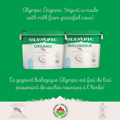 Olympic Organic 0% Yogurt Plain 1.75 kg