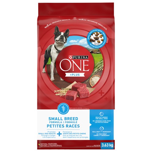 Purina ONE Dry Dog Food +Plus Small Breed Formula Beef 3.63 kg
